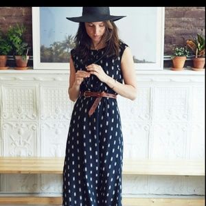 Madewell ikat maxi dress